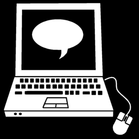 chatten / laptop: chatten